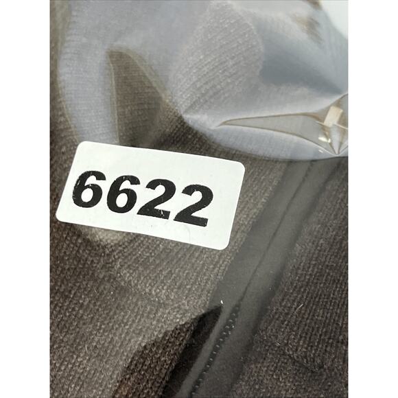 Orvis Sweater Mens Large Brown Merino Wool Knit 1/4 Zip Mock Neck Pullover - Picture 9 of 9